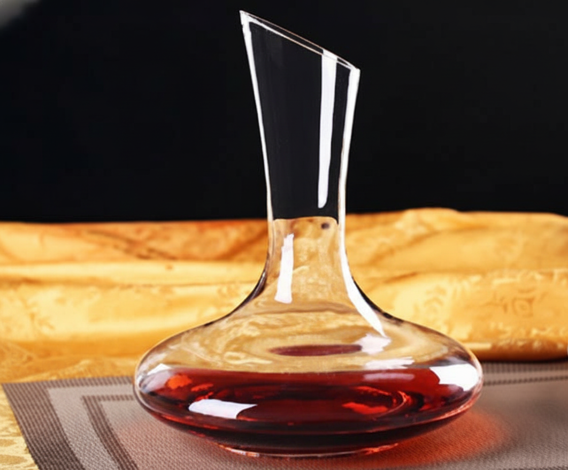 DRINKWARE - ANGLED NECK DECANTER WITHOUT HANDLE - MEDIUM