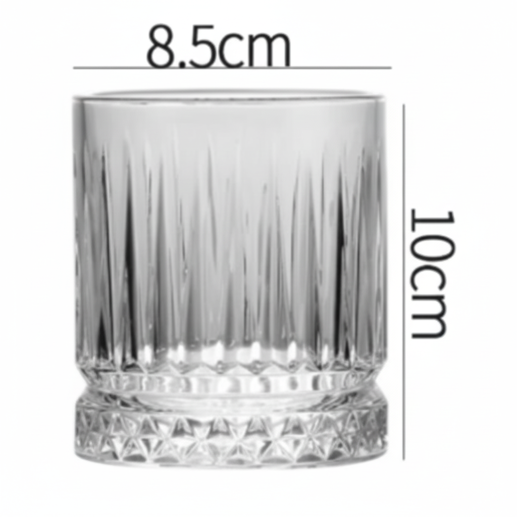 DRINKWARE - DEEP-RIDGED LOWBALL - LARGE