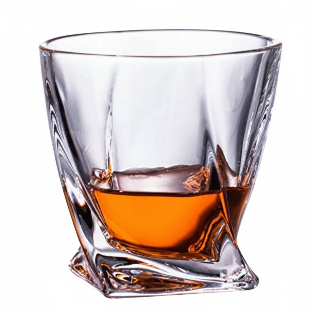 DRINKWARE - TORQUED-BASE ROCKS GLASS - LARGE