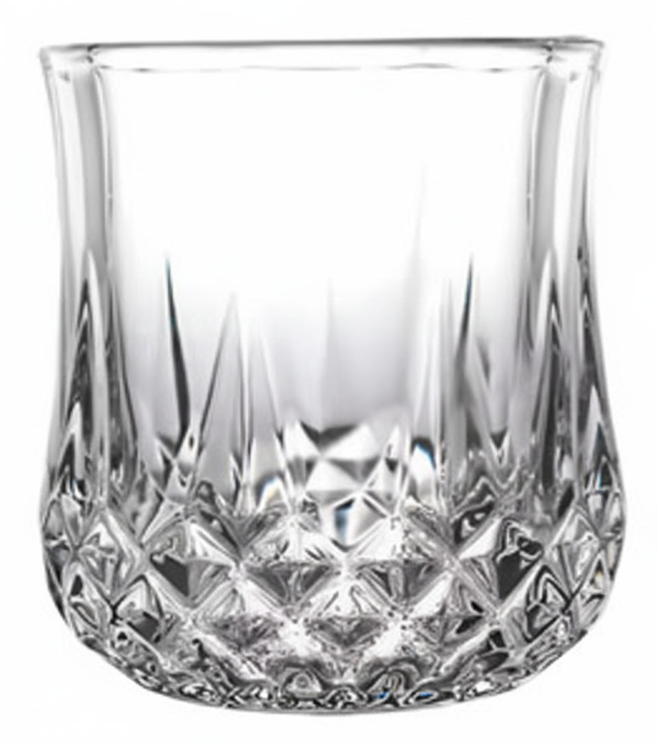 DRINKWARE - CRYSTAL-CUT WHISKEY TUMBLER - MEDIUM