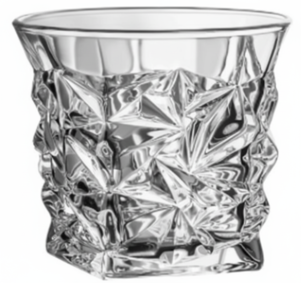 DRINKWARE - FRACTAL-STYLE WHISKEY TUMBLER - MEDIUM