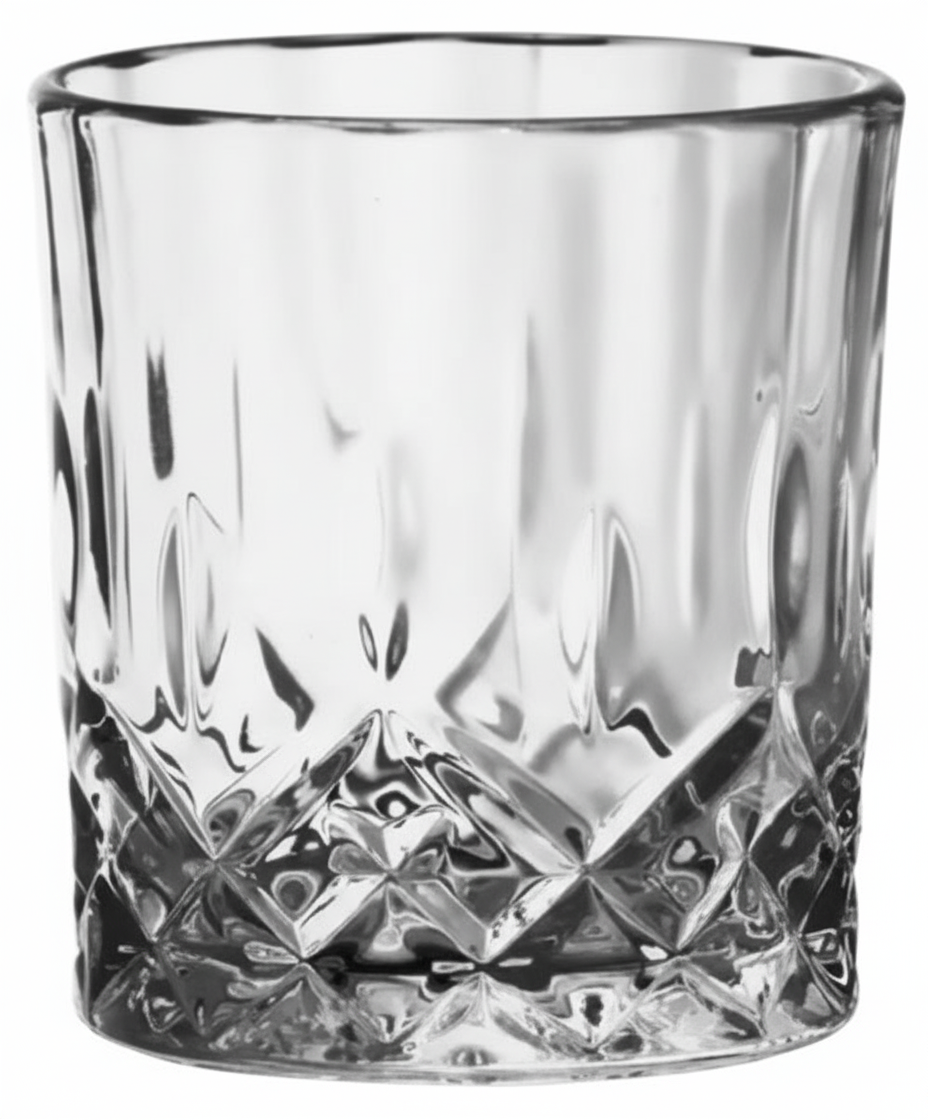 DRINKWARE - ORGANIC CARVED LOWBALL - MEDIUM