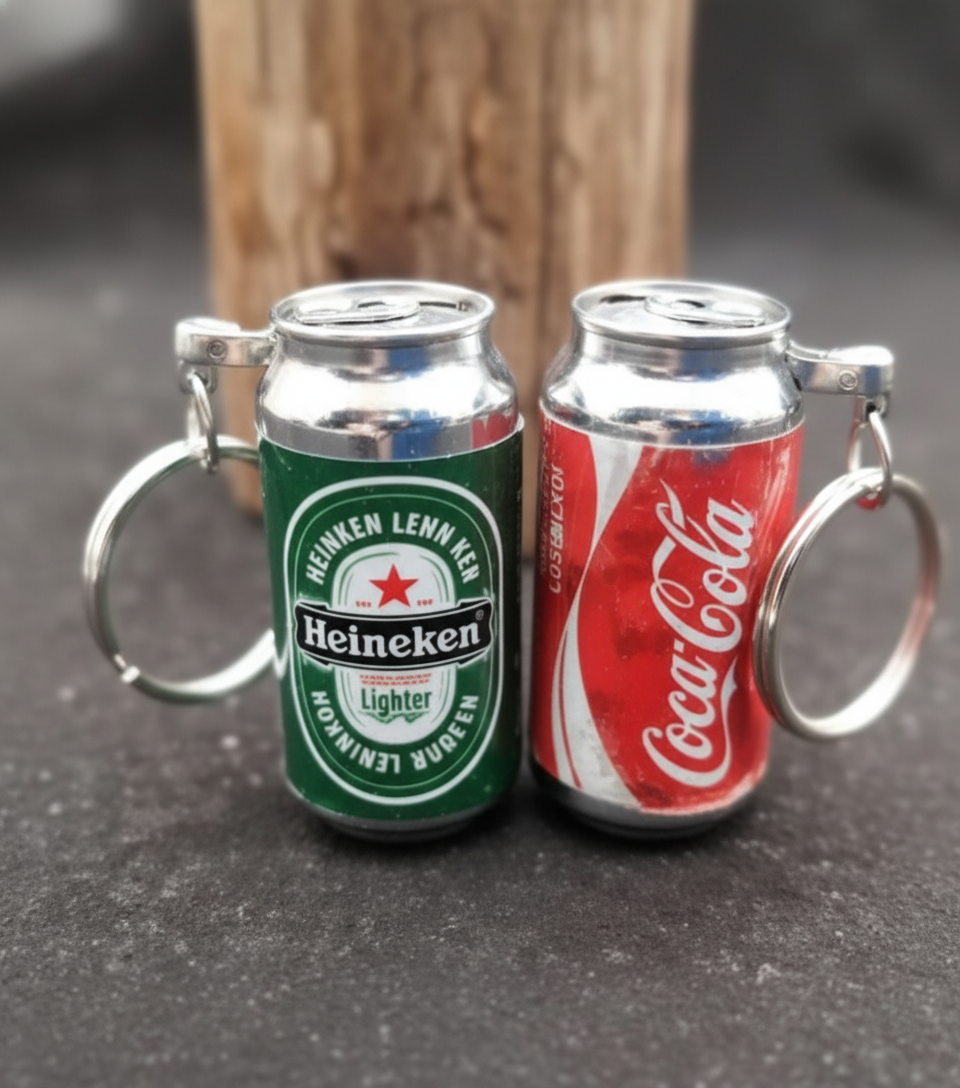 LIGHTER - SOFT DRINK CAN LIGHTER - MULTICOLOURED