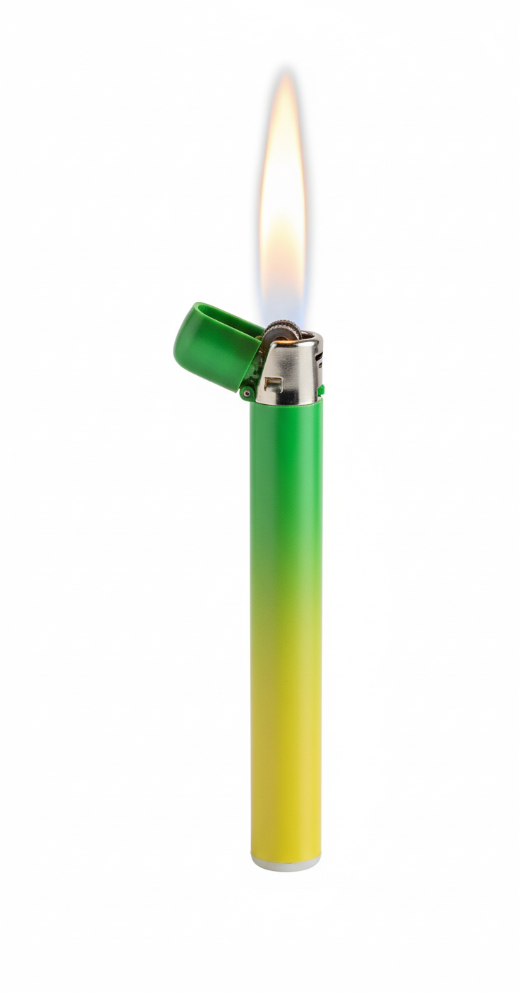 LIGHTER - SNAP-STICK LIGHTER - GREEN & YELLOW