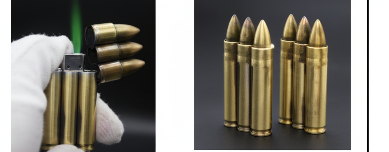 LIGHTER - TRIPLE CASING - BRASS