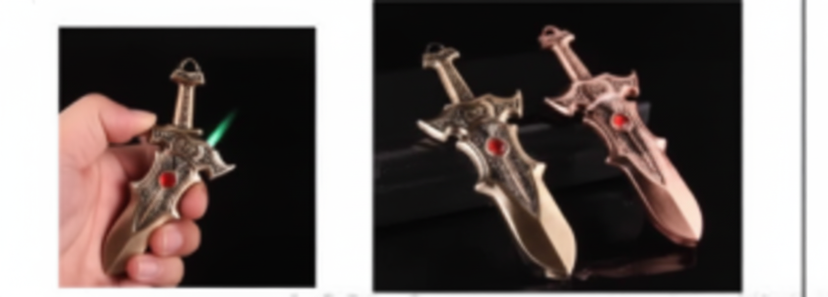 LIGHTER - FANTASY SWORD - MULTICOLOURED