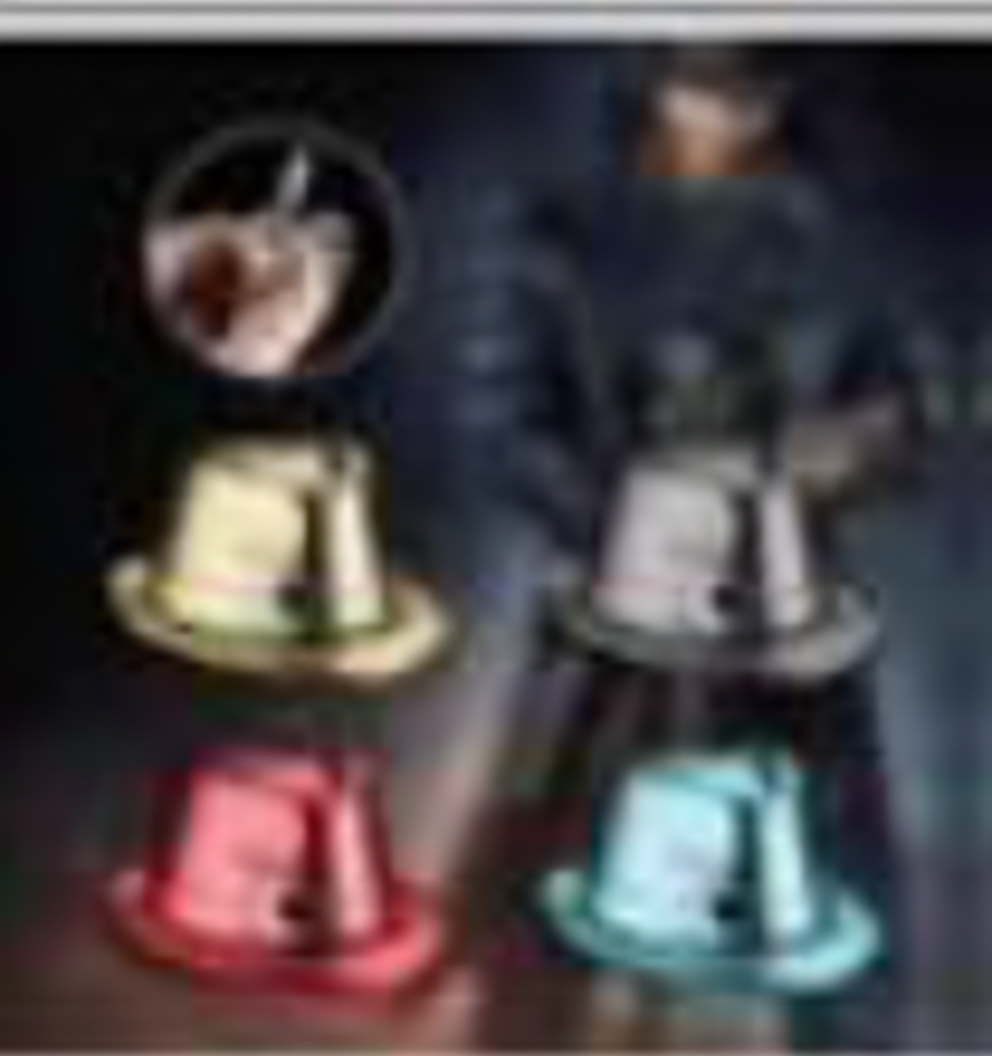 LIGHTER - METALLIC COWBOY HAT - MULTICOLOURED