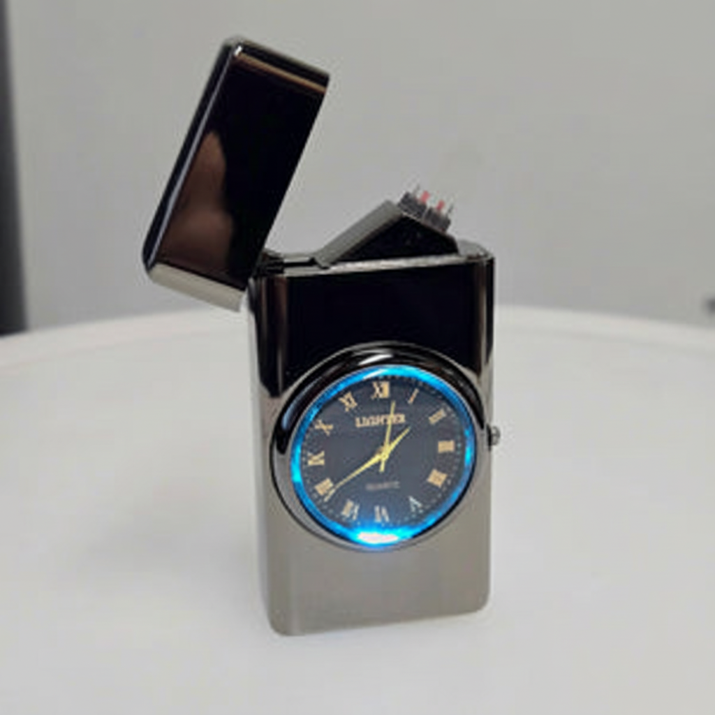 LIGHTER - TIME-KEEPER ARC LIGHTER - SILVER