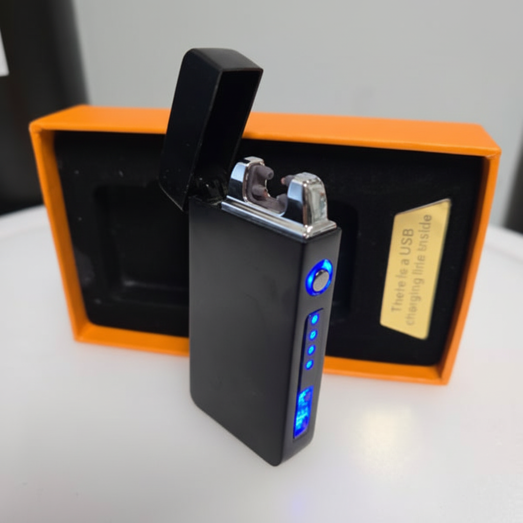 LIGHTER - LED ELECTRIC ARC LIGHTER - BLACK