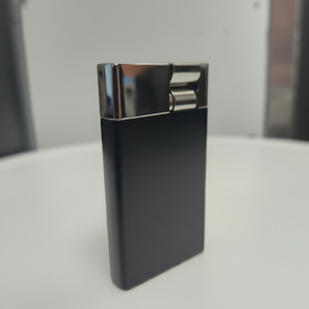 LIGHTER - POP-DOWN TORCH - BLACK