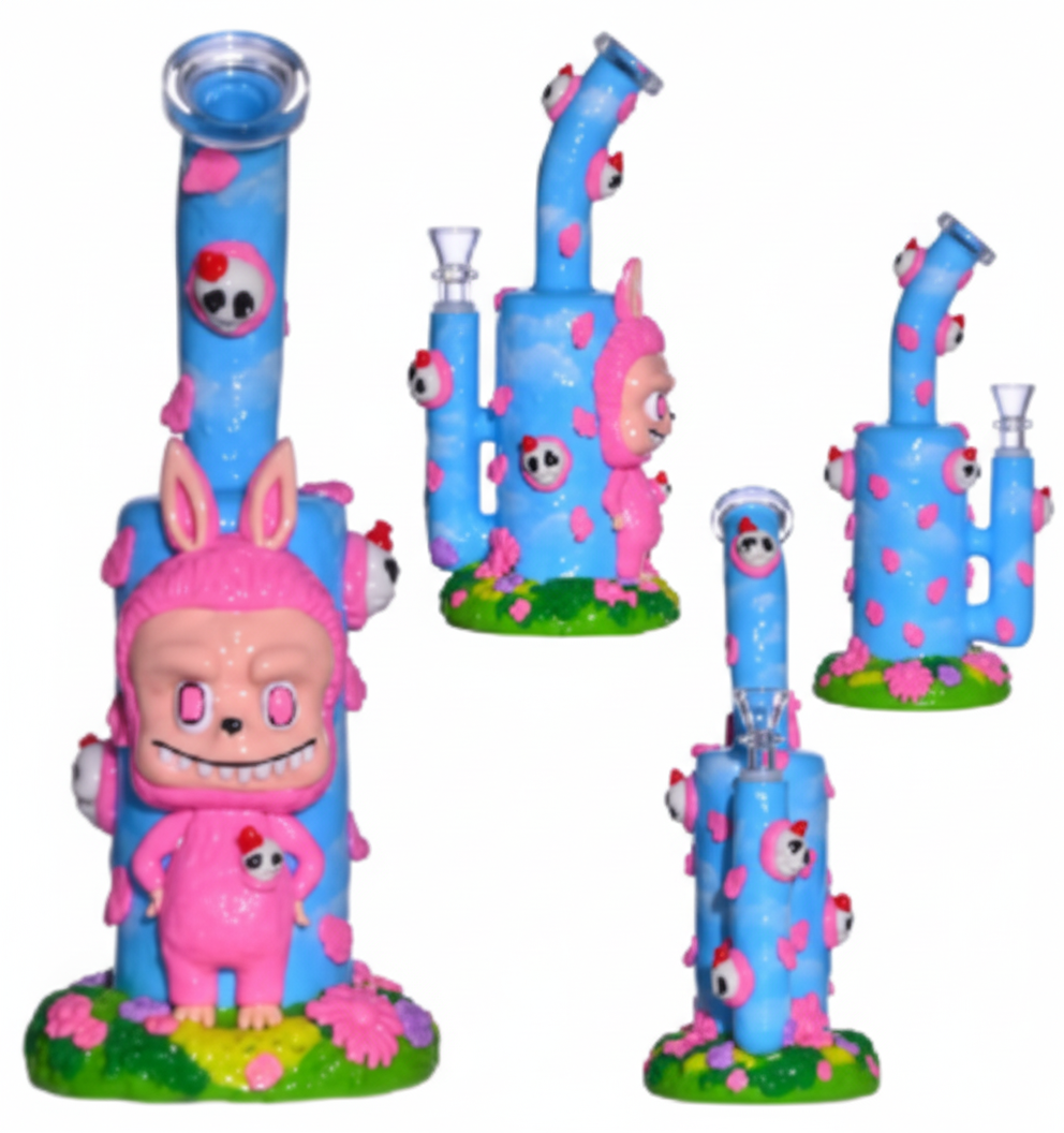 Straight Bong - BuBu Doll - BLUE & PINK