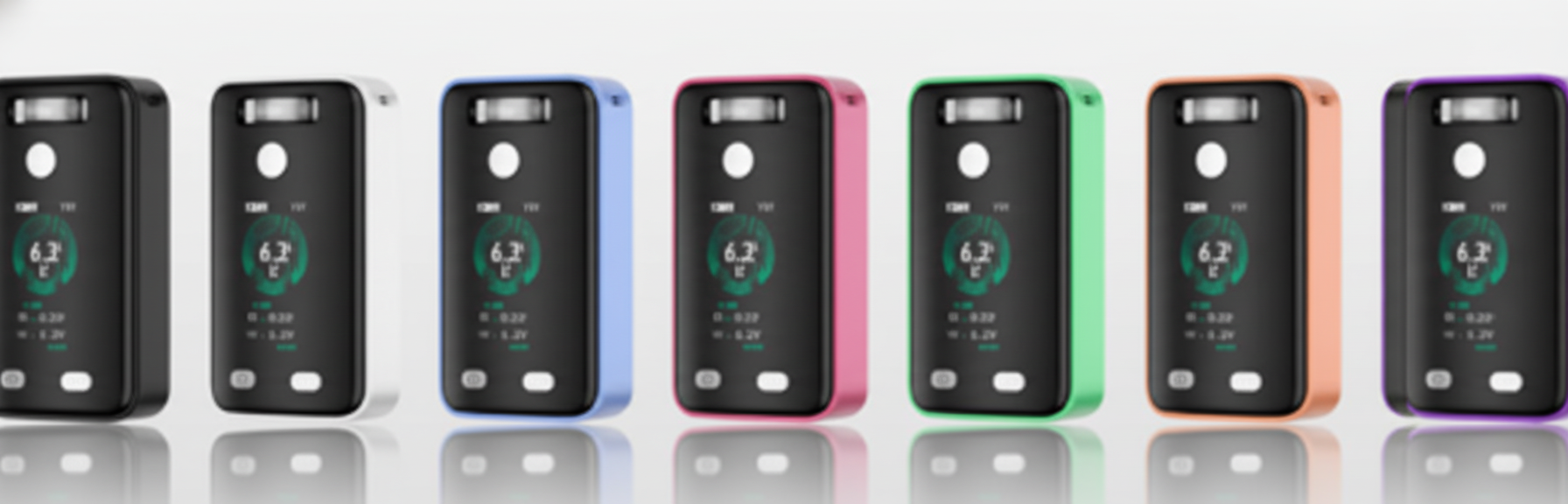 VAPE GEAR - YOCAN UNI 3.0 BATTERY - MULTICOLOUR