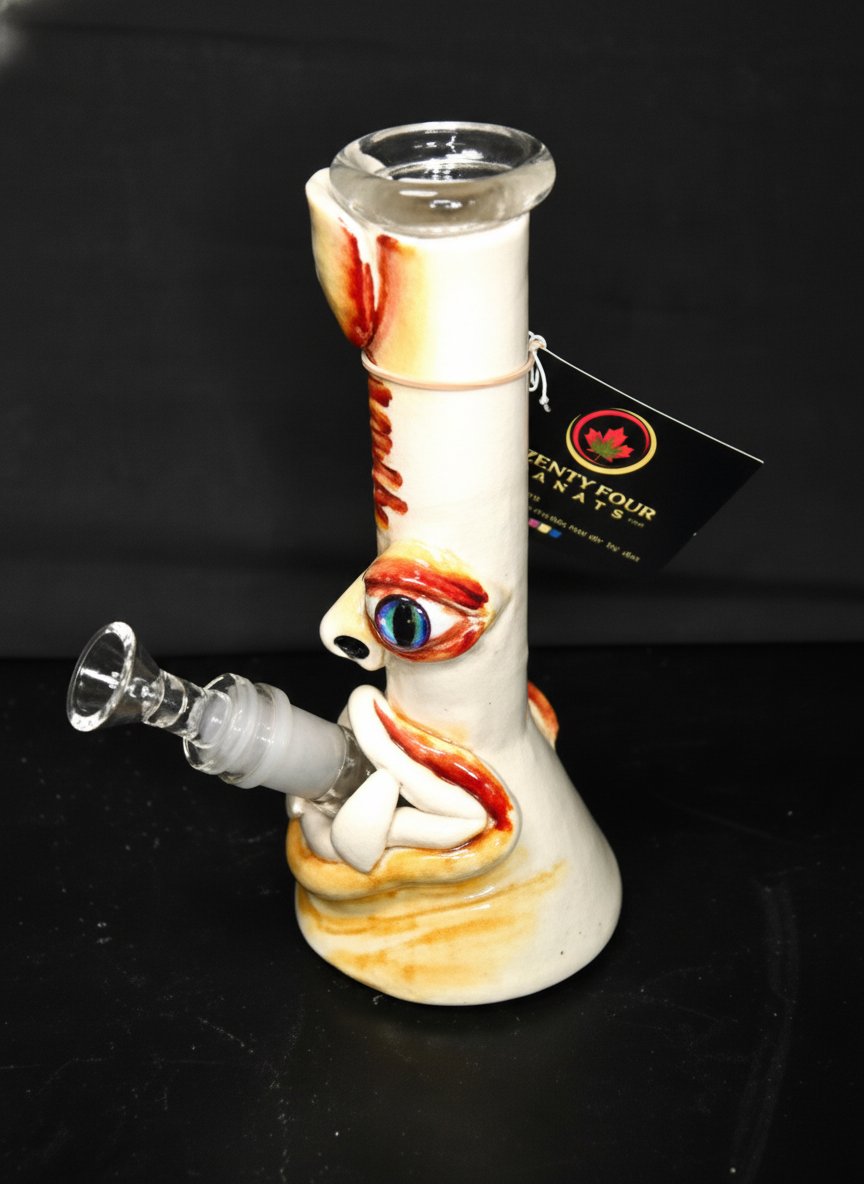 BEAKER BONG - FLESH MONSTER WITH EYES - BEIGE