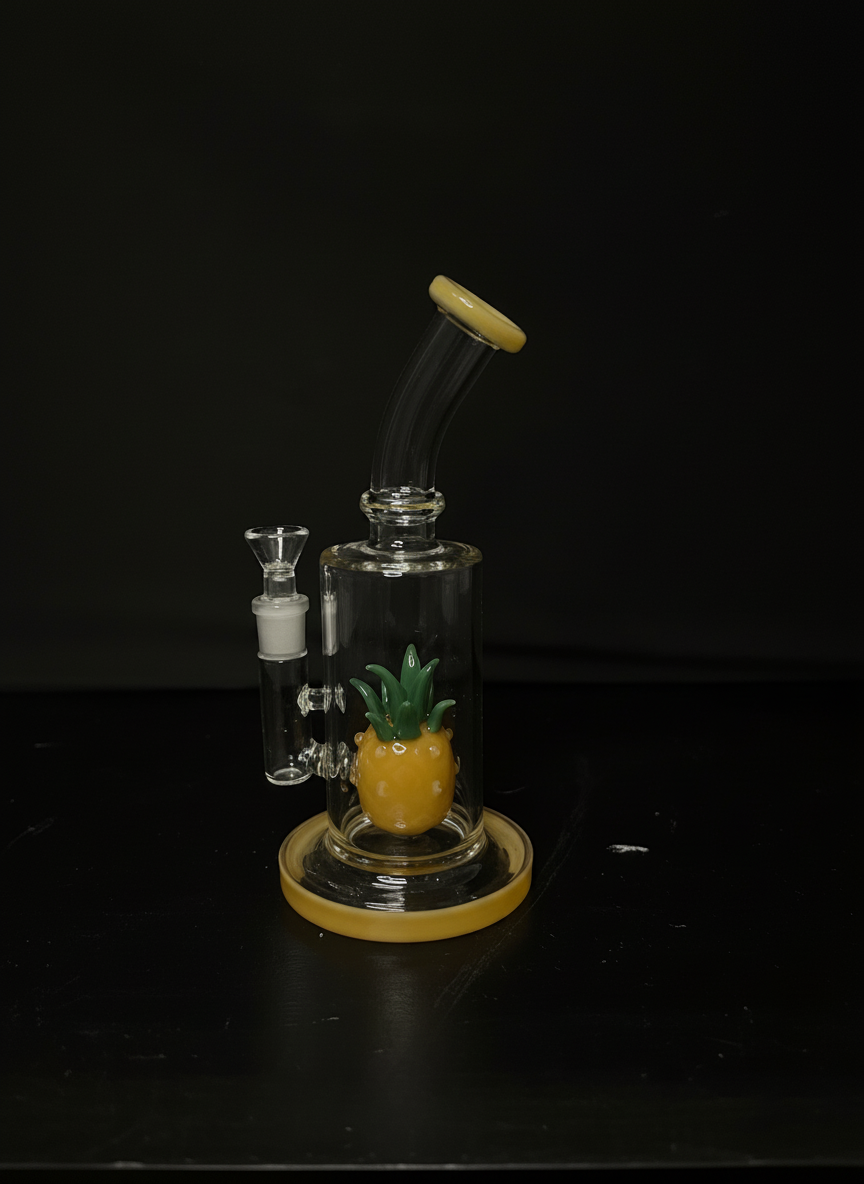 STRAIGHT BONG - 9.5" PINEAPPLE RIG