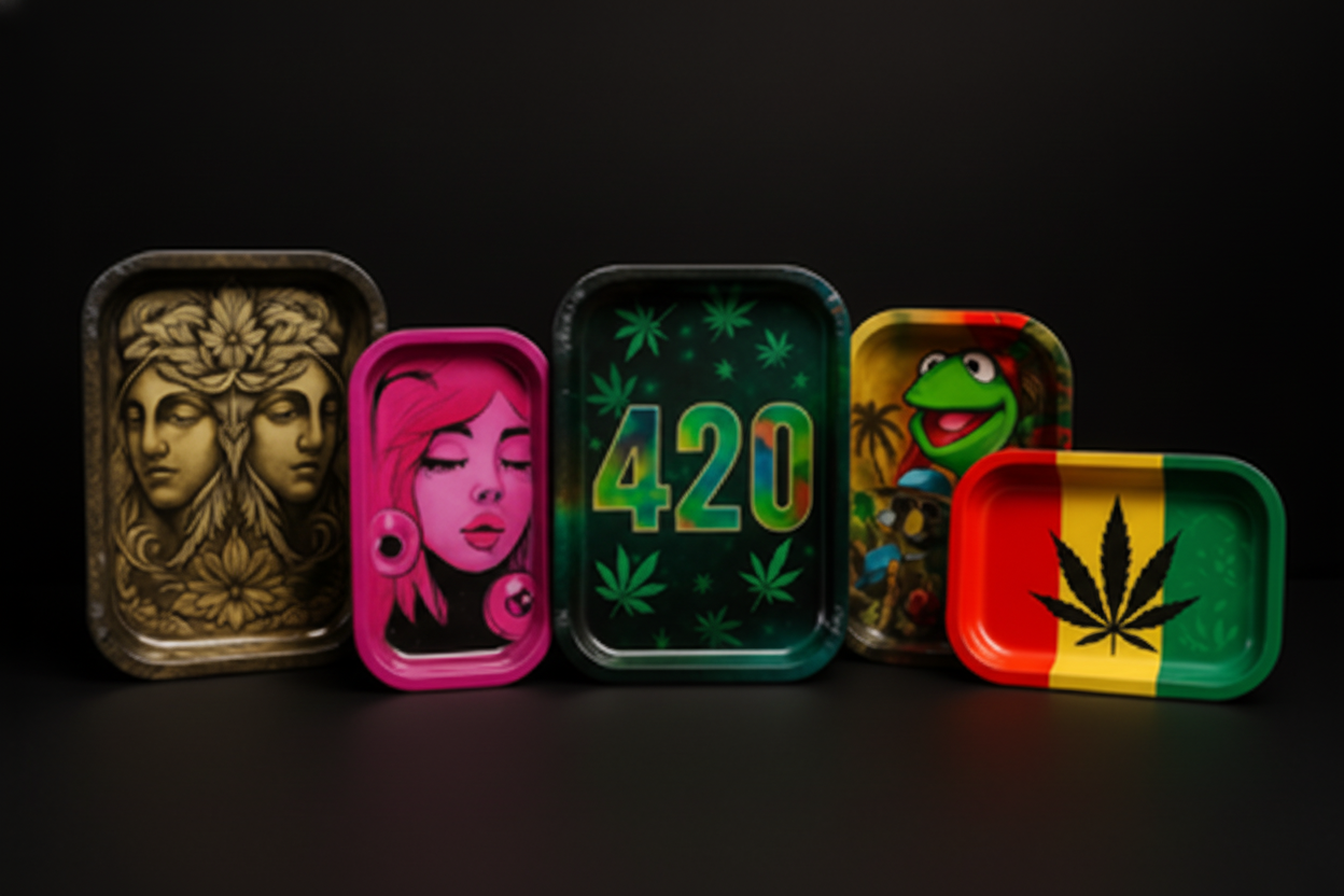 Artistic Magnetic Rolling Tray - Large