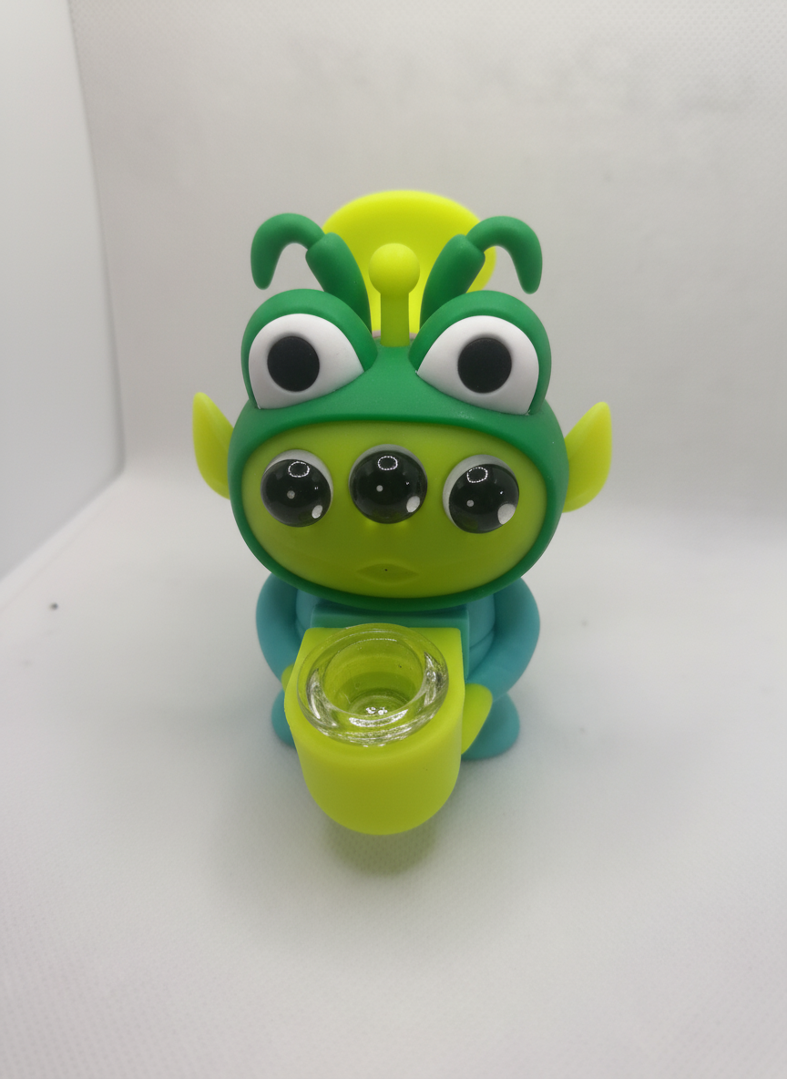 Multicolored printed hand pipe