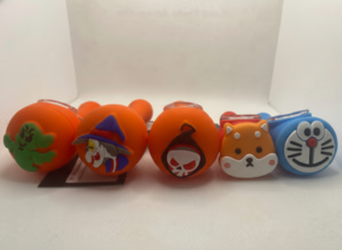 PIPE - SILICONE FACE PIPE - MULTICOLOUR