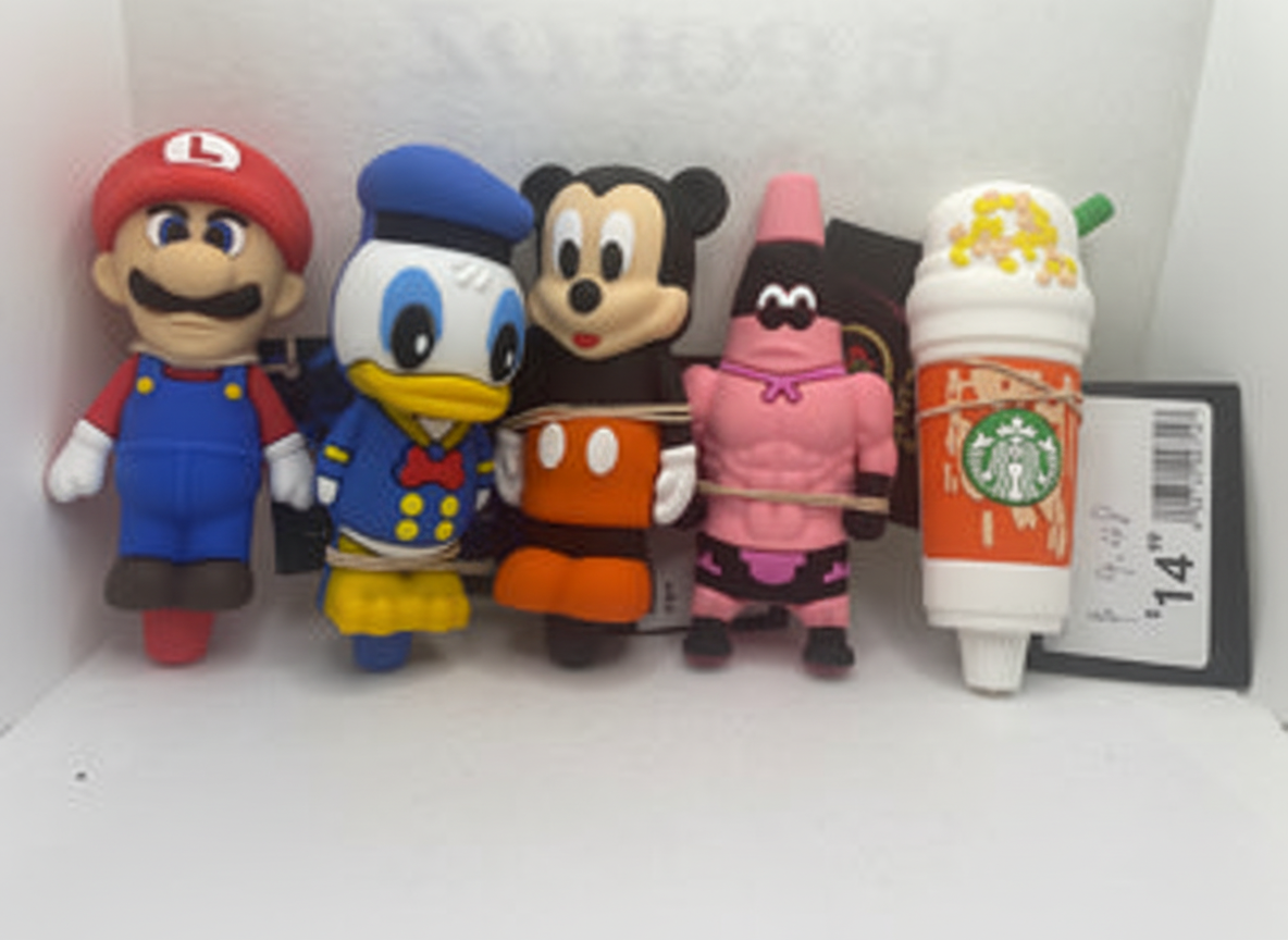 PIPE - SILICONE CARTOON PIPE - MULTICOLOUR