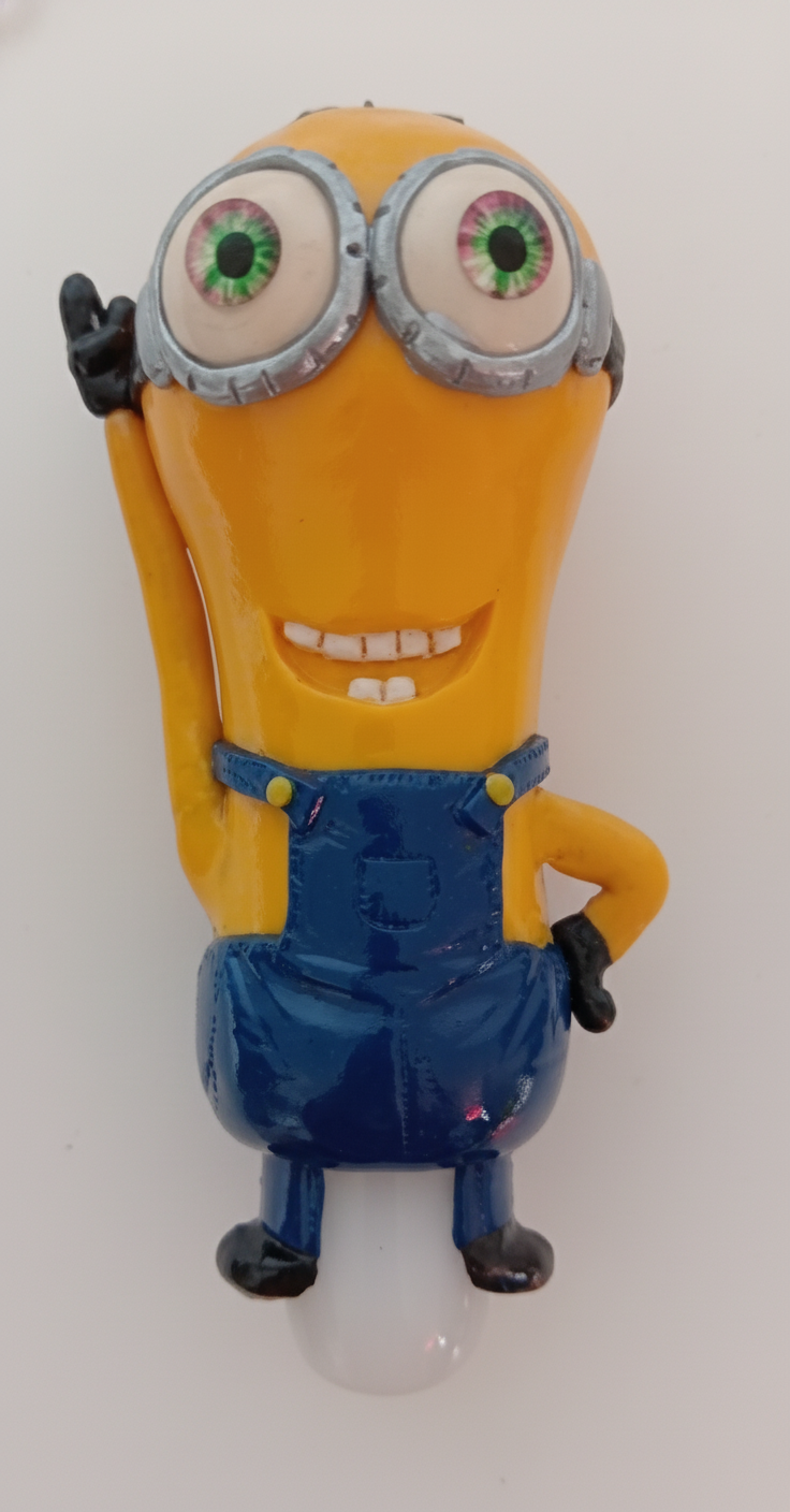 PIPE – Minion in blue overalls – YELLOW