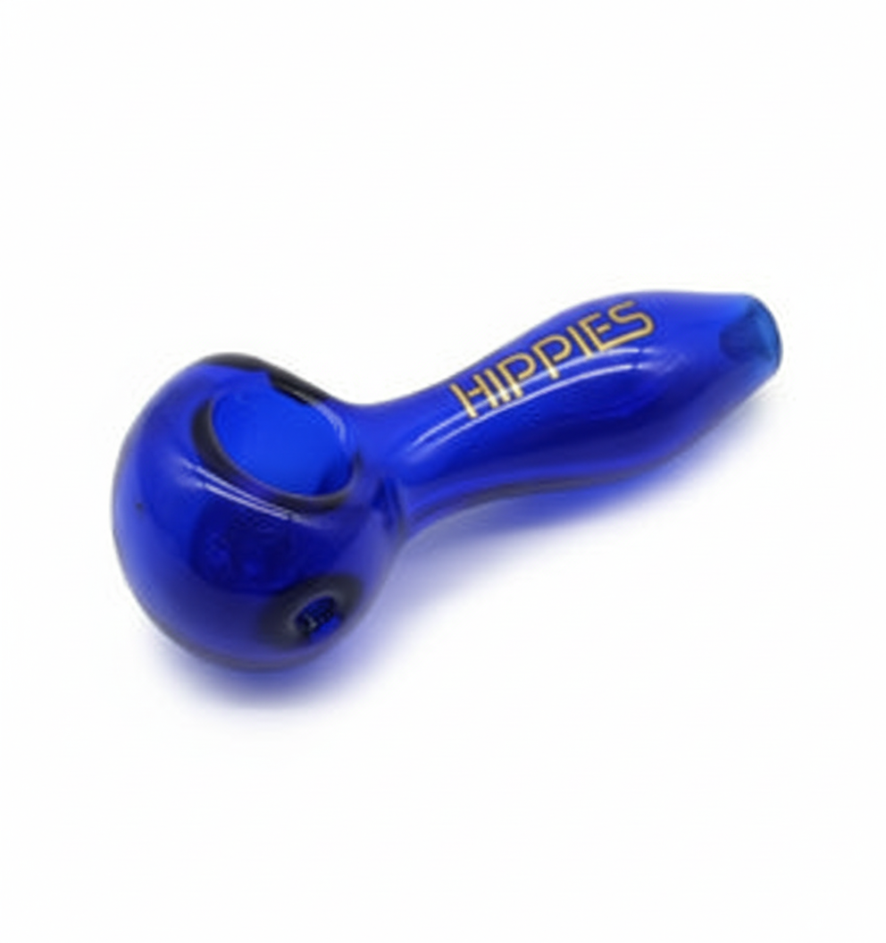 PIPE – Blue with 'HIPPIES' text – BLUE