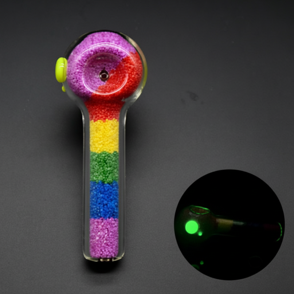 PIPE GITD – GITD rainbow layered – MULTICOLOR