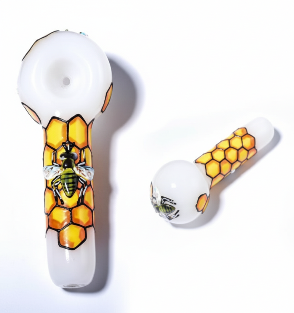 PIPE – Honeycomb with bee – YELLOW