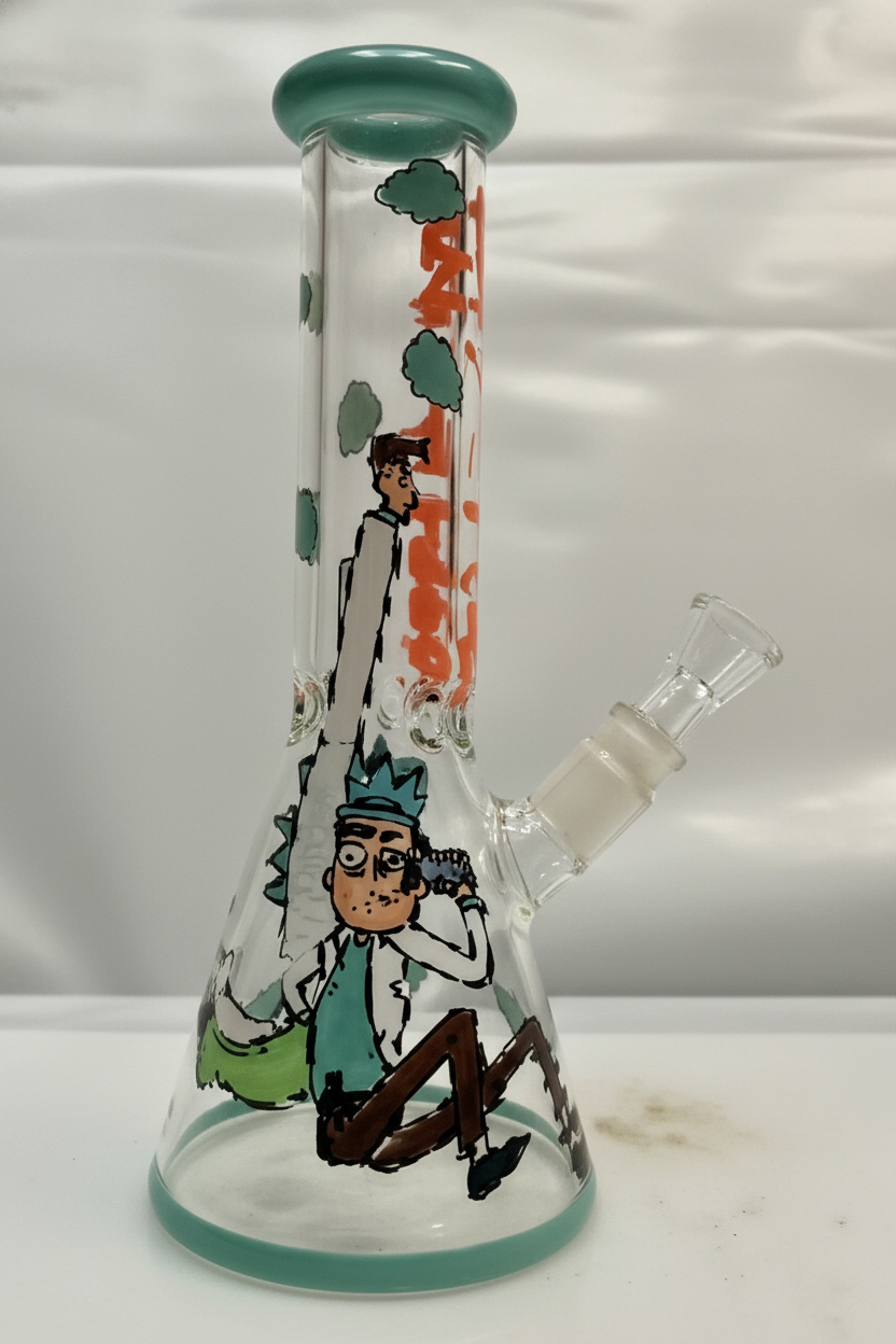 BEAKER BONG - RICK AND MORTY - GREEN