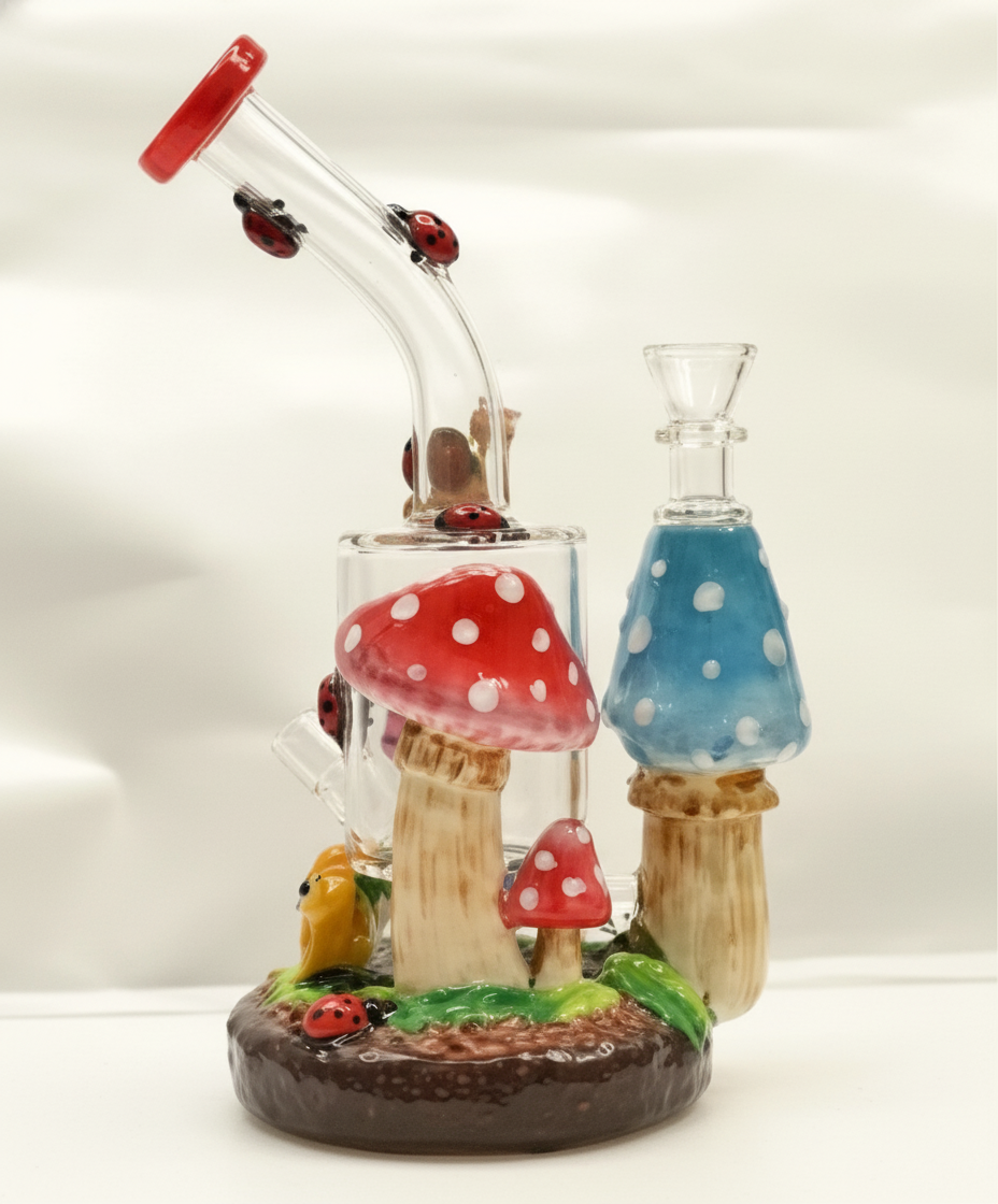 STRAIGHT BONG - MUSHROOM FORREST - COLOURFUL