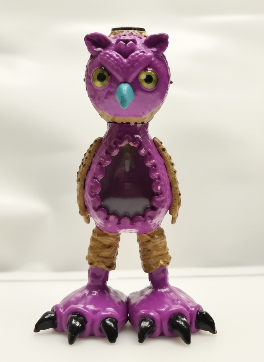 FULL BODY BONG - OWL MAN - PURPLE