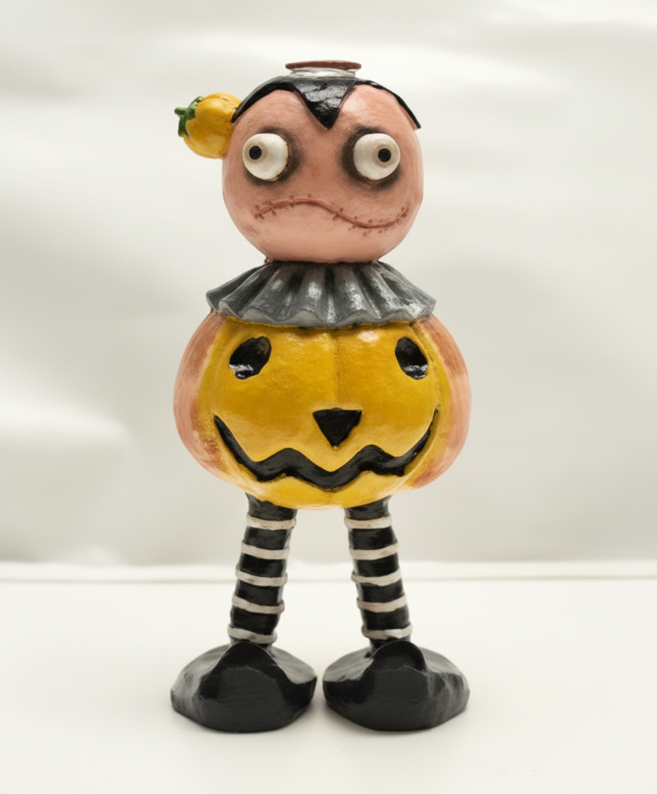 FULL BODY BONG - HALLOWEEN PUMPKIN DOLL - YELLOW