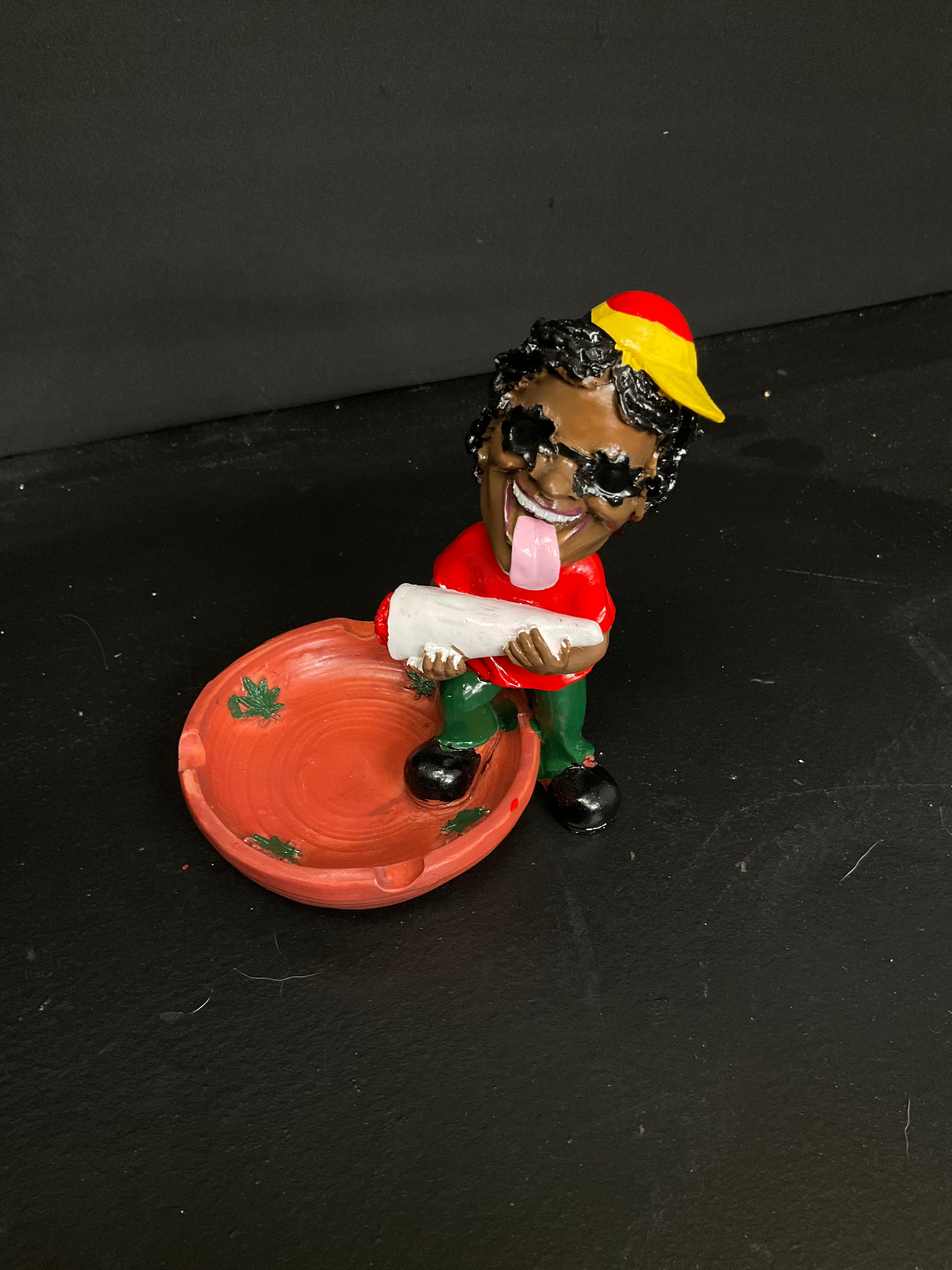 ASHTRAY - CERAMIC/GLASS ASHTRAY - MULTICOLOUR